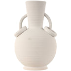 Contemporary Cream Ceramic Vase