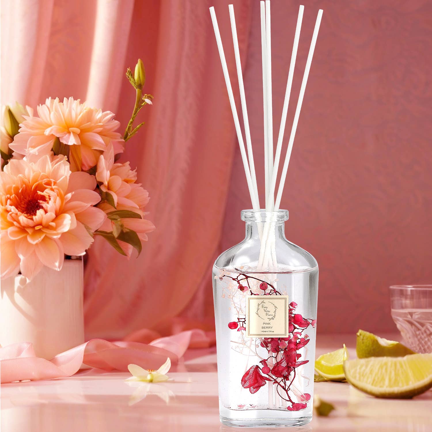 Botanical Reed Diffuser Sets - Pink Berry