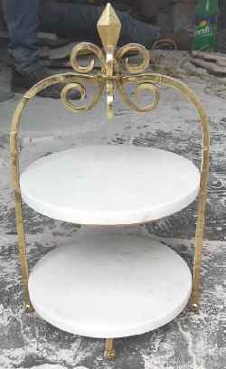 marble cake stand