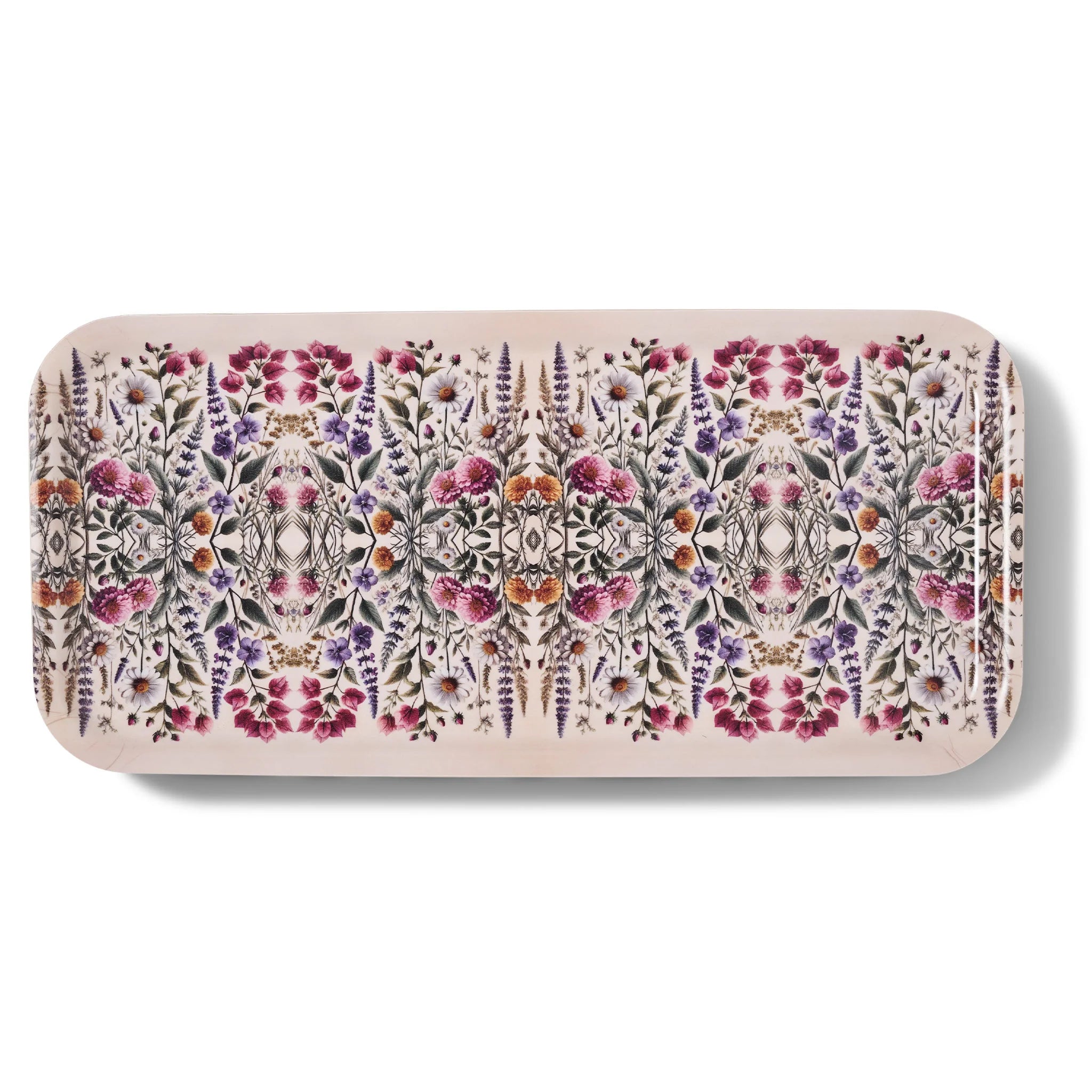Wildflowers Birchwood Small Decorative Tray
