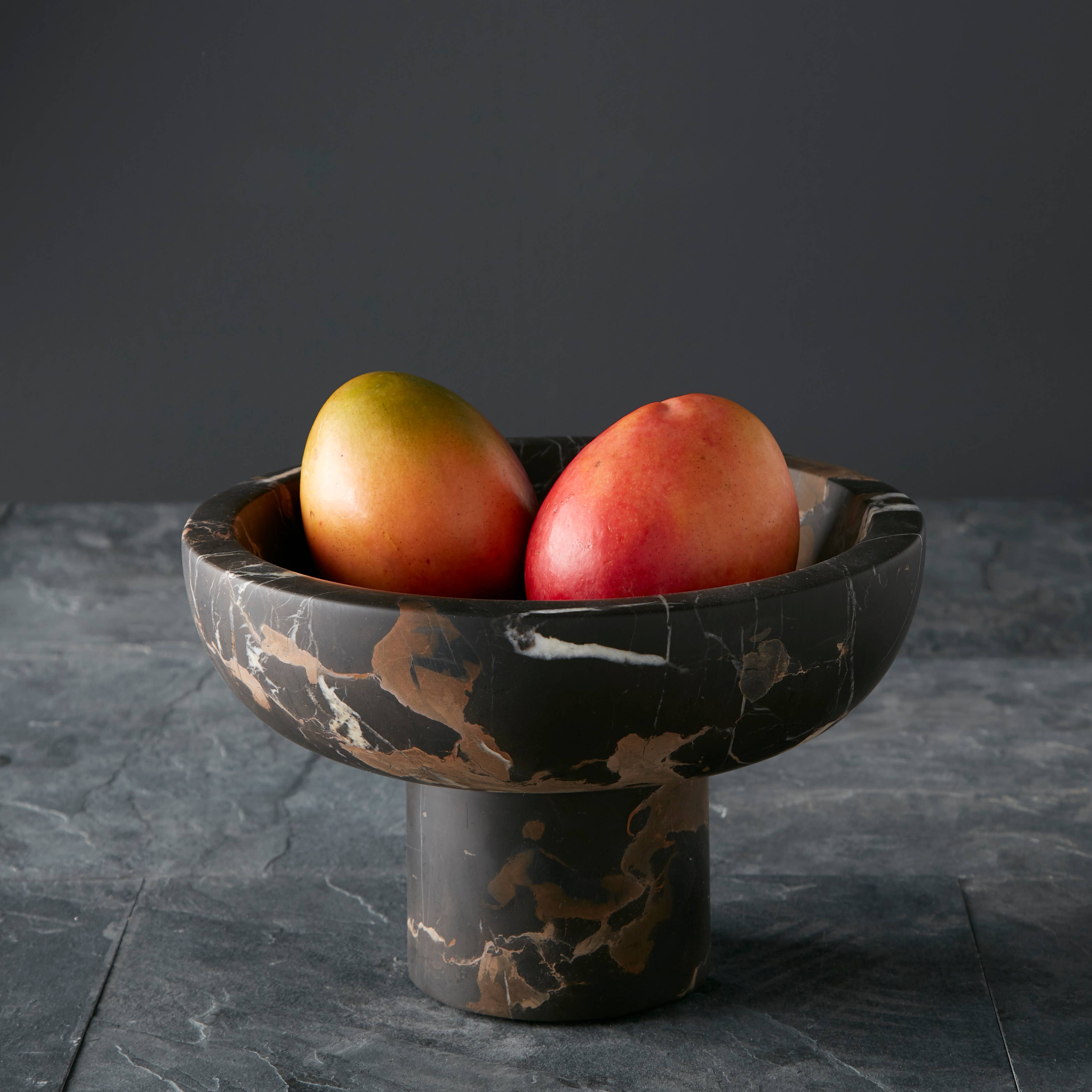 Selene Collection 10"Black and Gold Marble Honed Finish