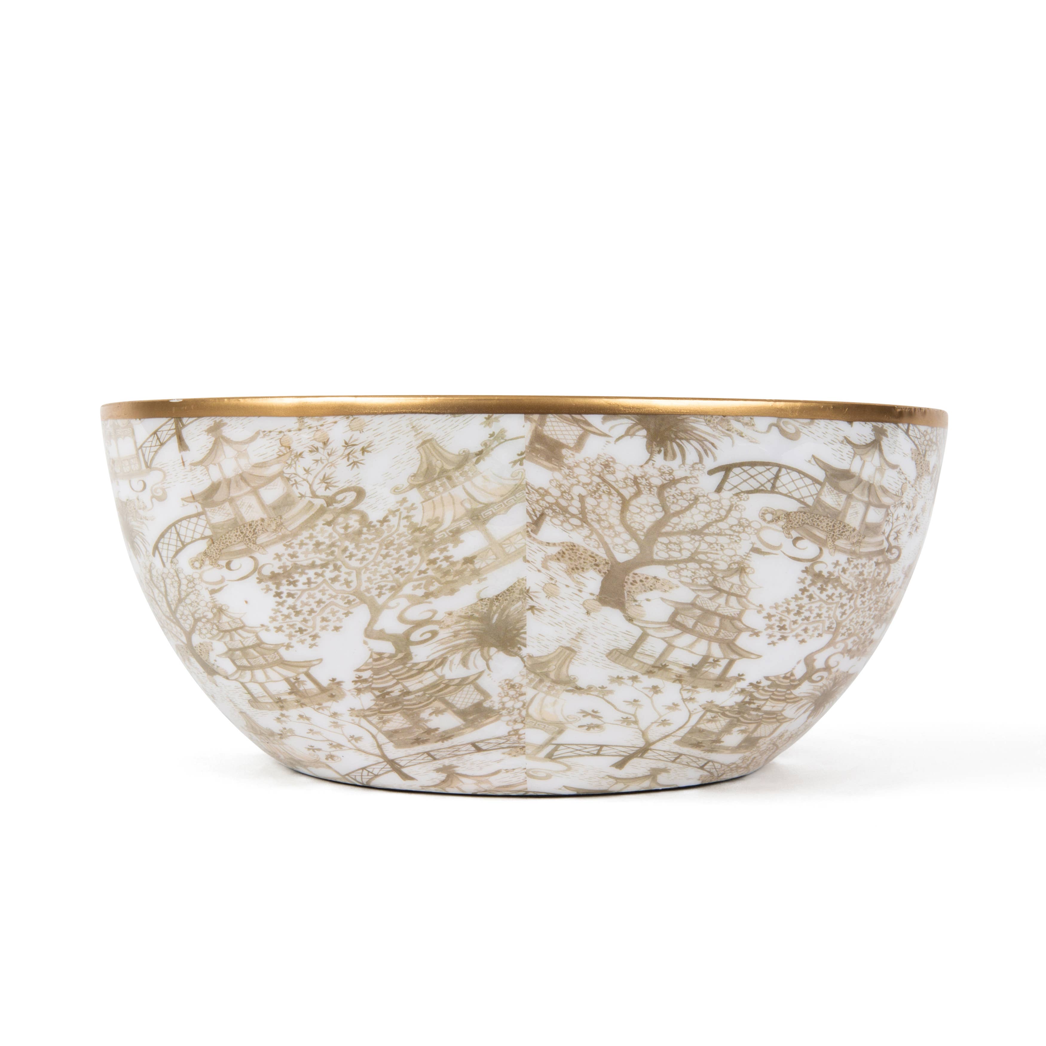 Garden Party Enameled Bowl