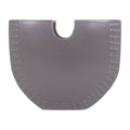 Kenger Gray Stoneware Short Vase