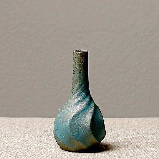 Gohobi  Japanese kebana vase  Colourful zen small table vase