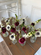 Set of 15 Bud Vase Arrangements
