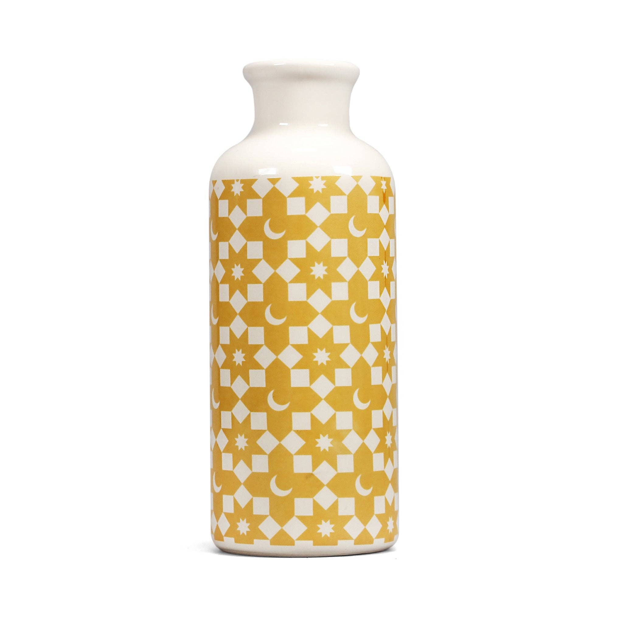 Vase Tall - Shruti (yellow)