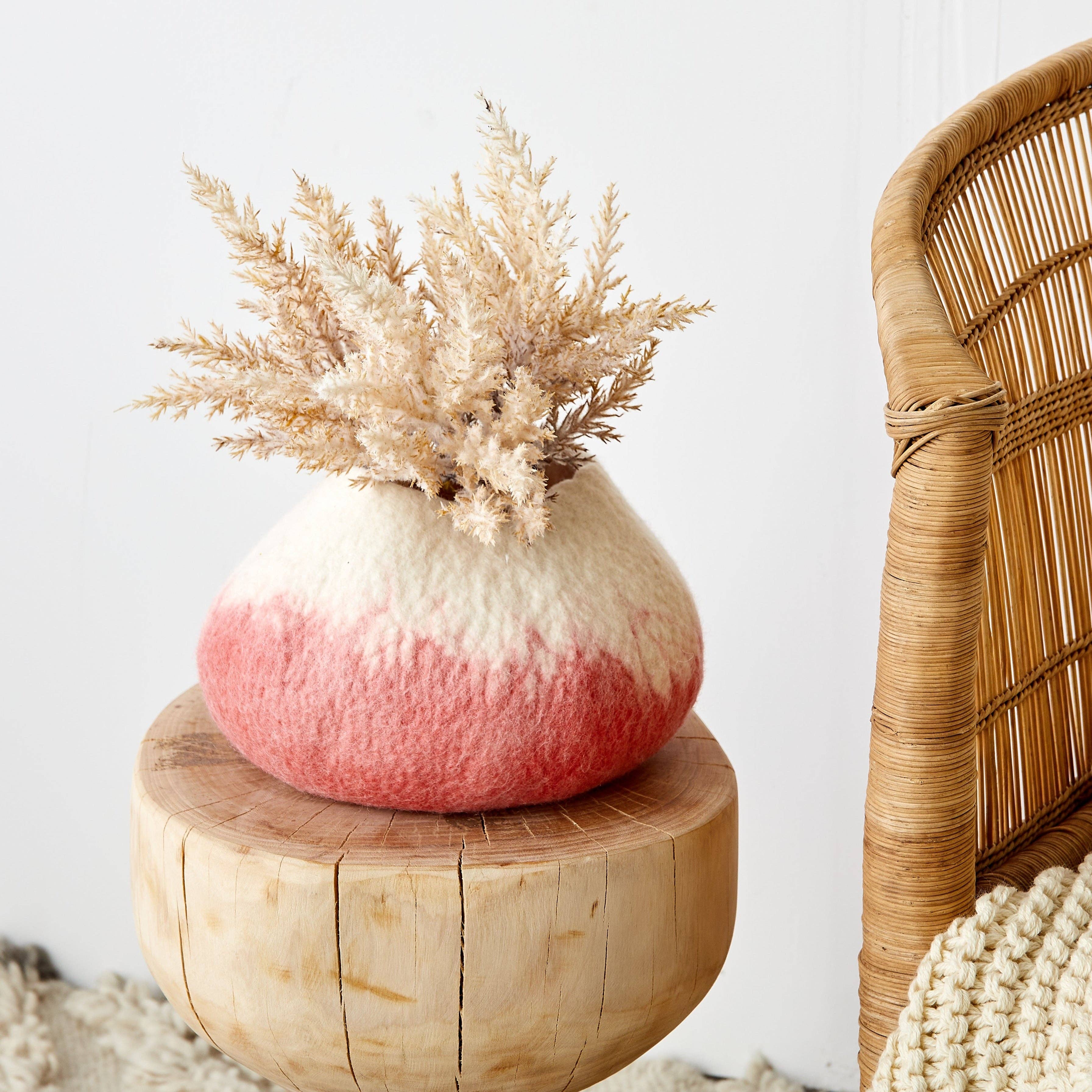 Ukhamba Bowl: Sunkissed Coral
